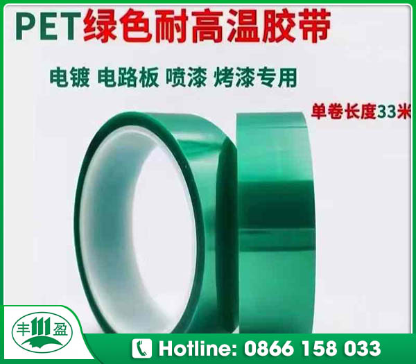 Băng dính chịu nhiệt PET